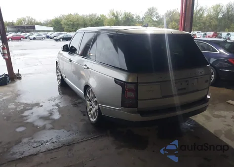 2016 Land Rover Range Rover 3.0L V6 Supercharged Hse z USA, uszkodzony, nr VIN SALGS2VF7GA283673